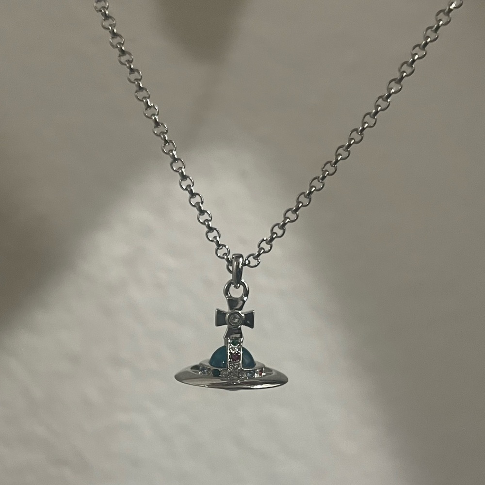 Authentic Vivienne Westwood Saturn Orb Necklace